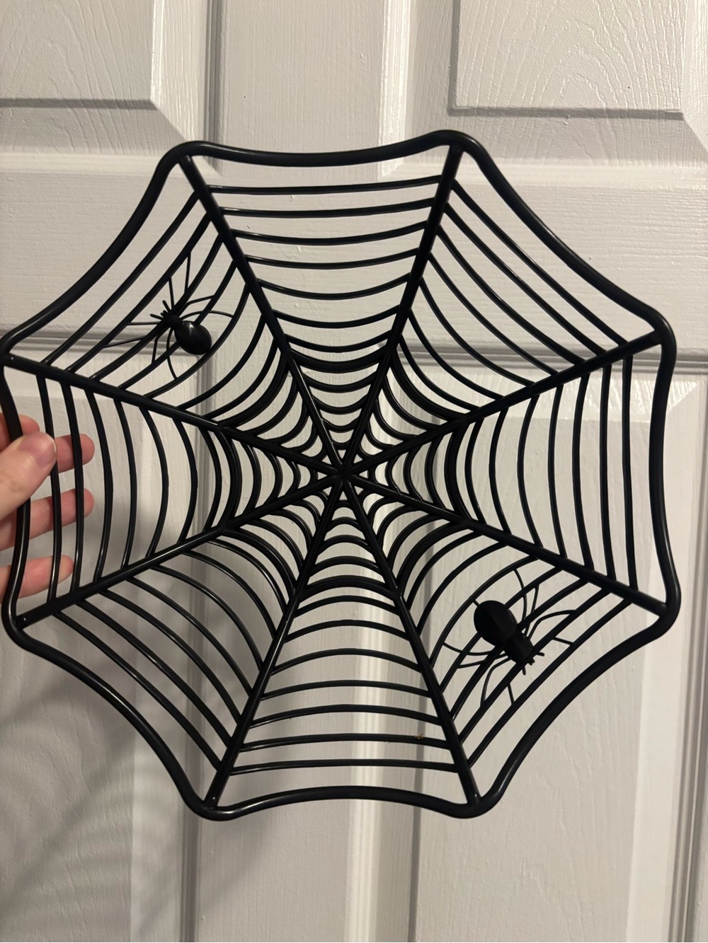 Halloween Spider Web Decorative basket bowl